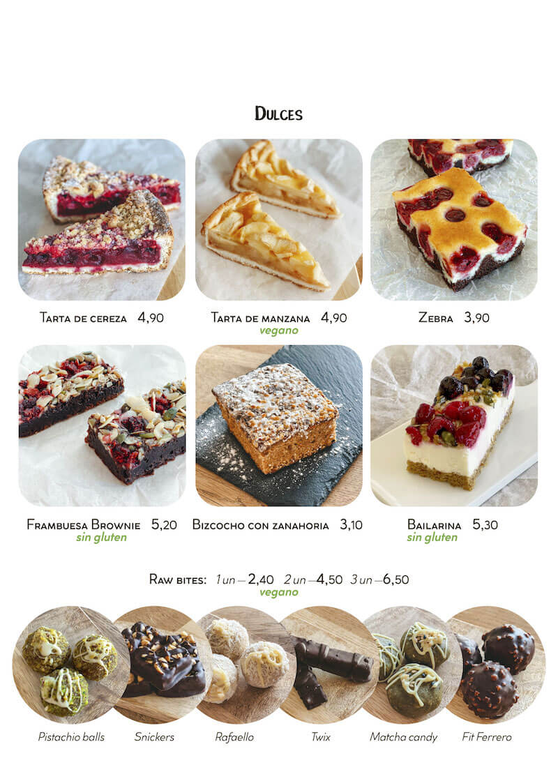 Cakes and sweets